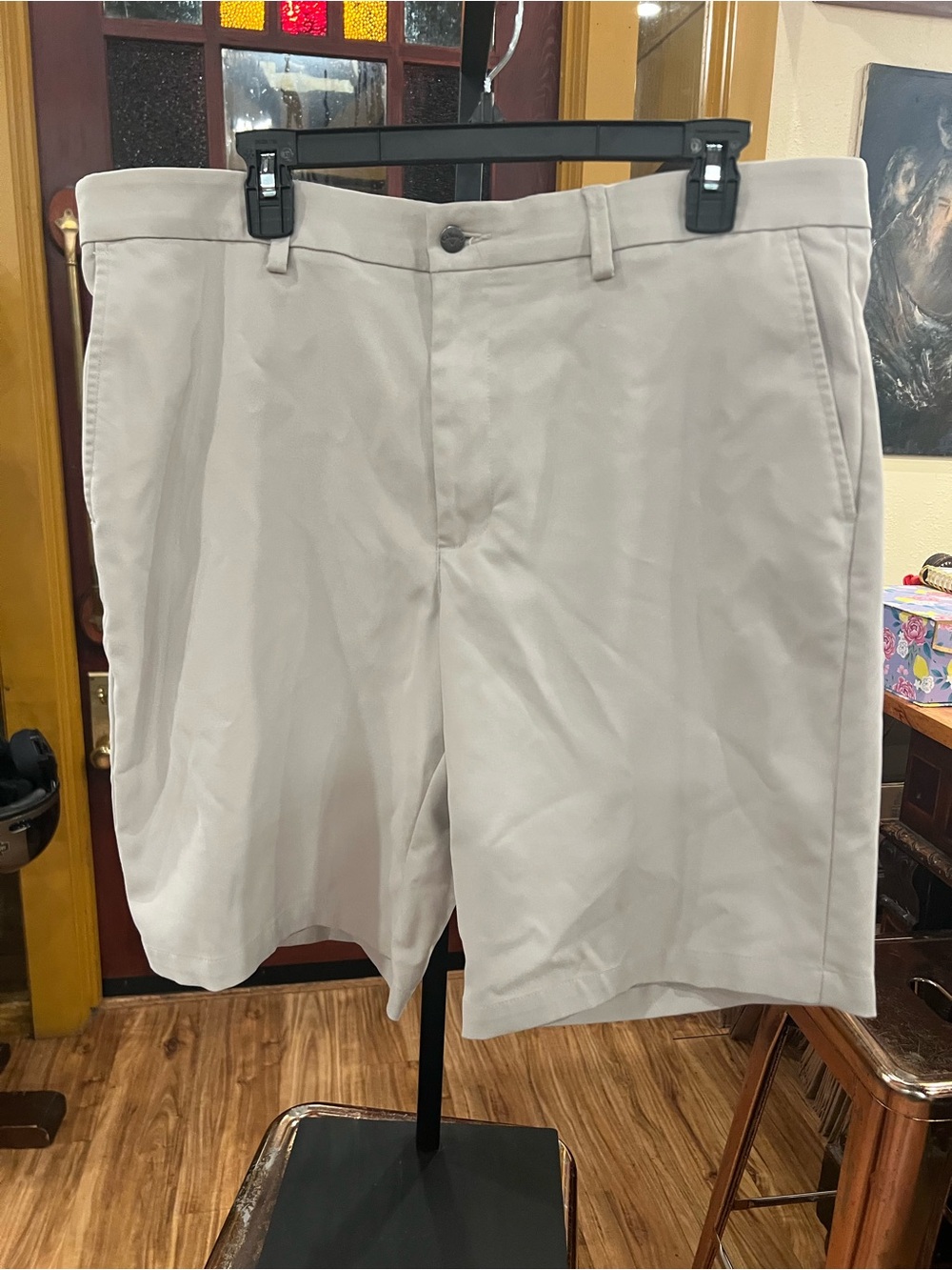 Callaway Men's Khaki Flat Front Golf Shorts